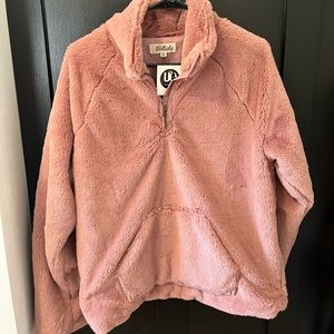 Listicle Women’s Fleece Quarter Zip NWT